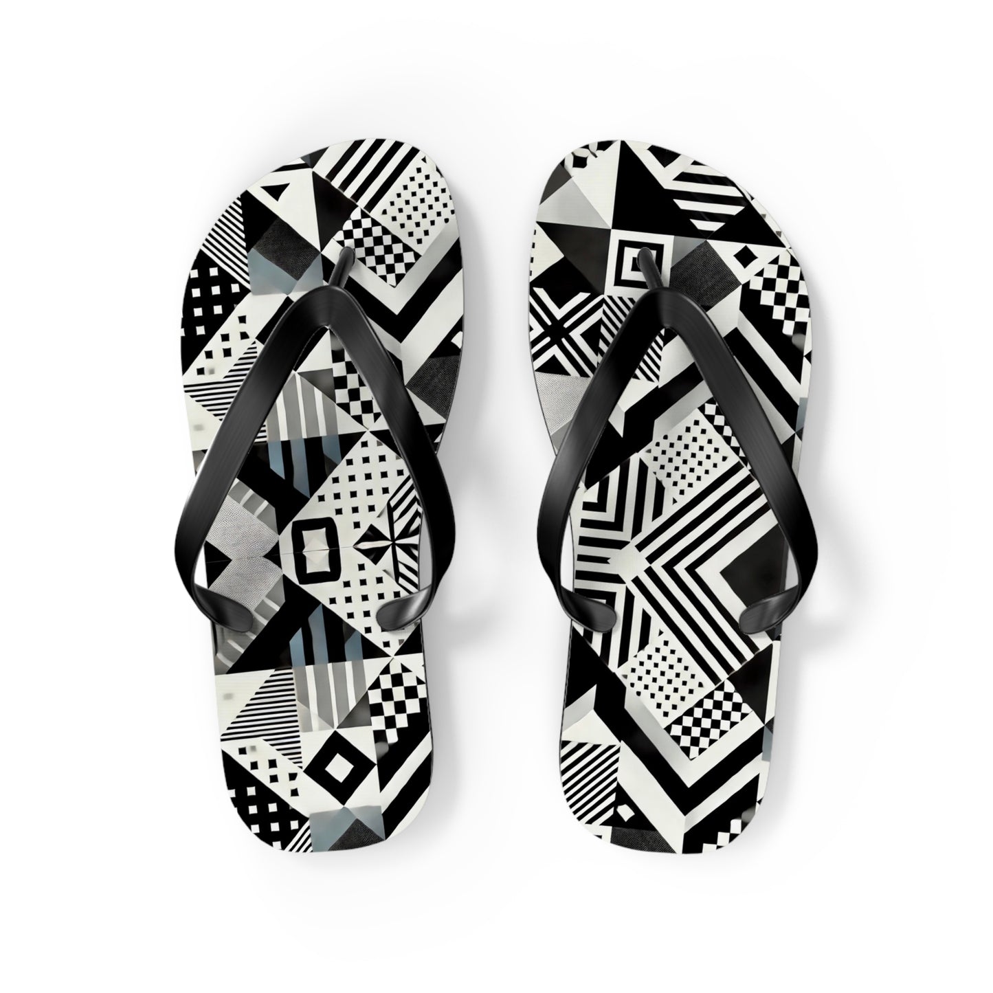 Monochrome Flip Flops