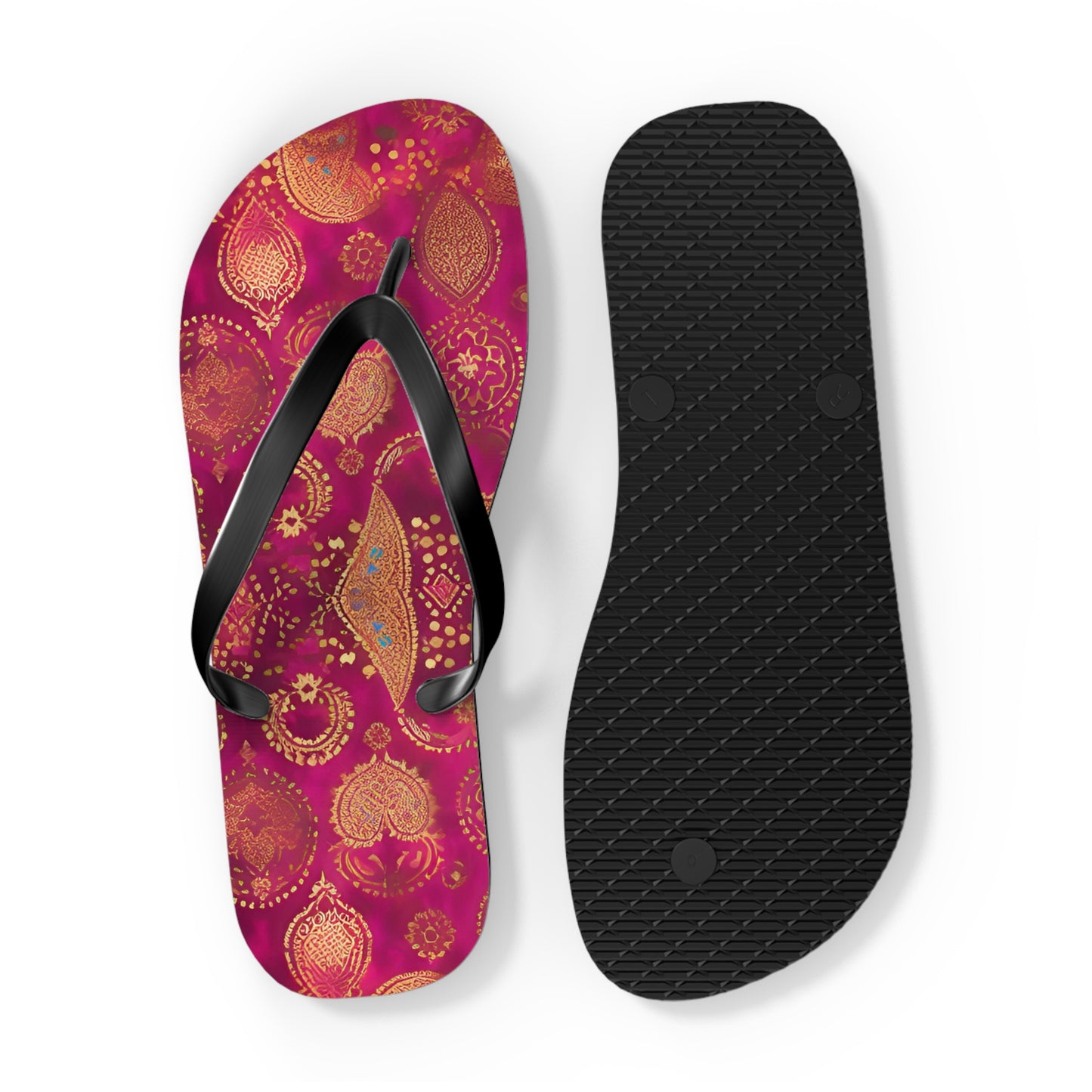 Jeweled Out Flip Flops