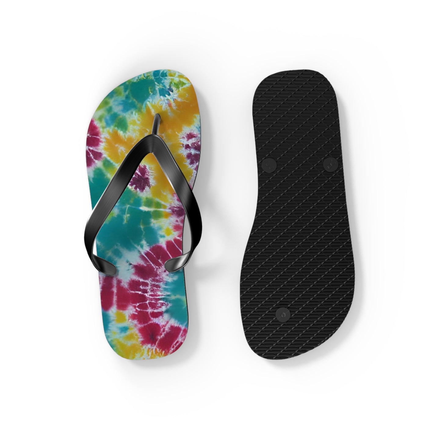 Tie Dye Cookout Flip Flops