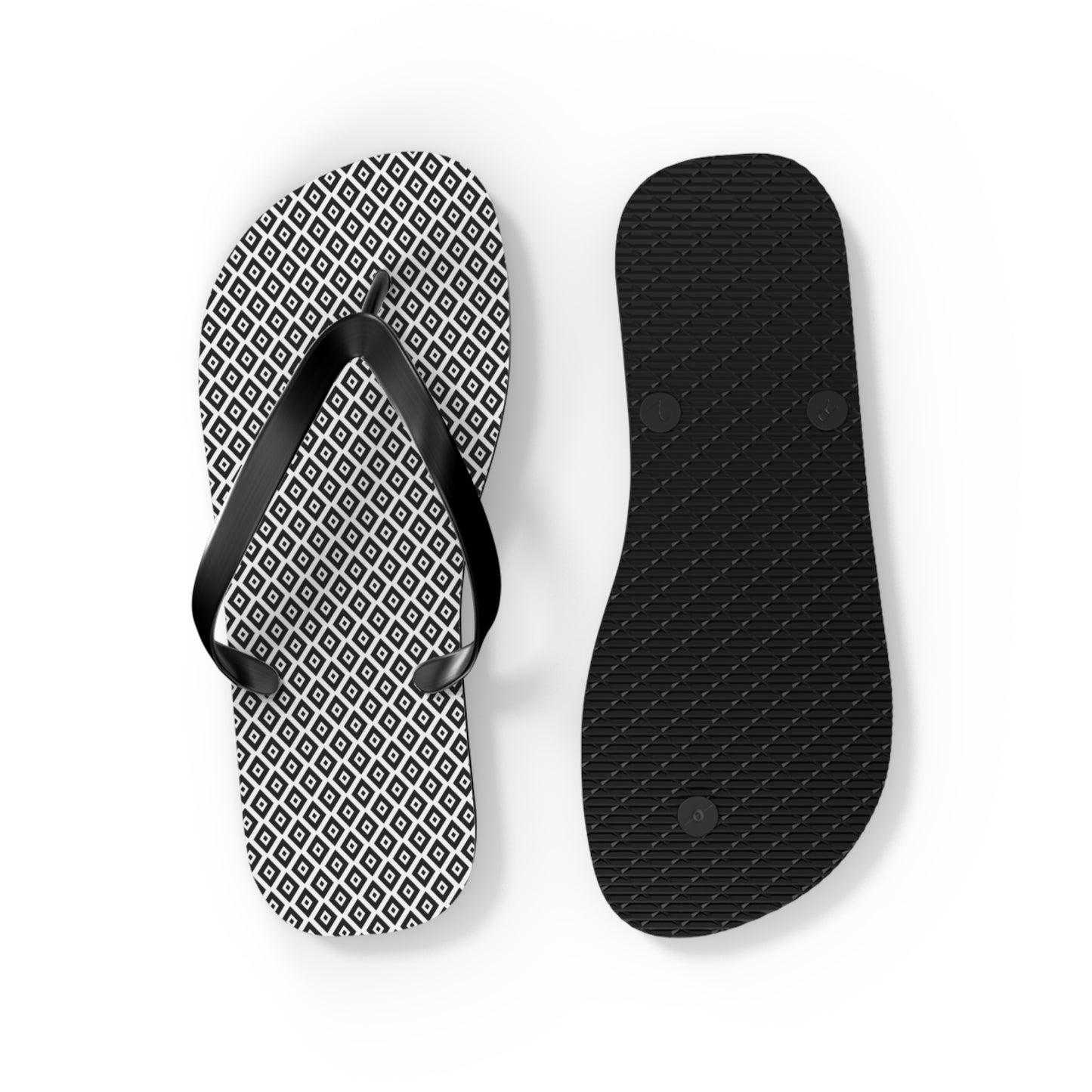 Black Diamonds Flip Flops