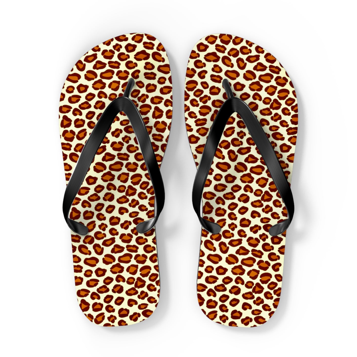 Hot Cheetah Flip Flops