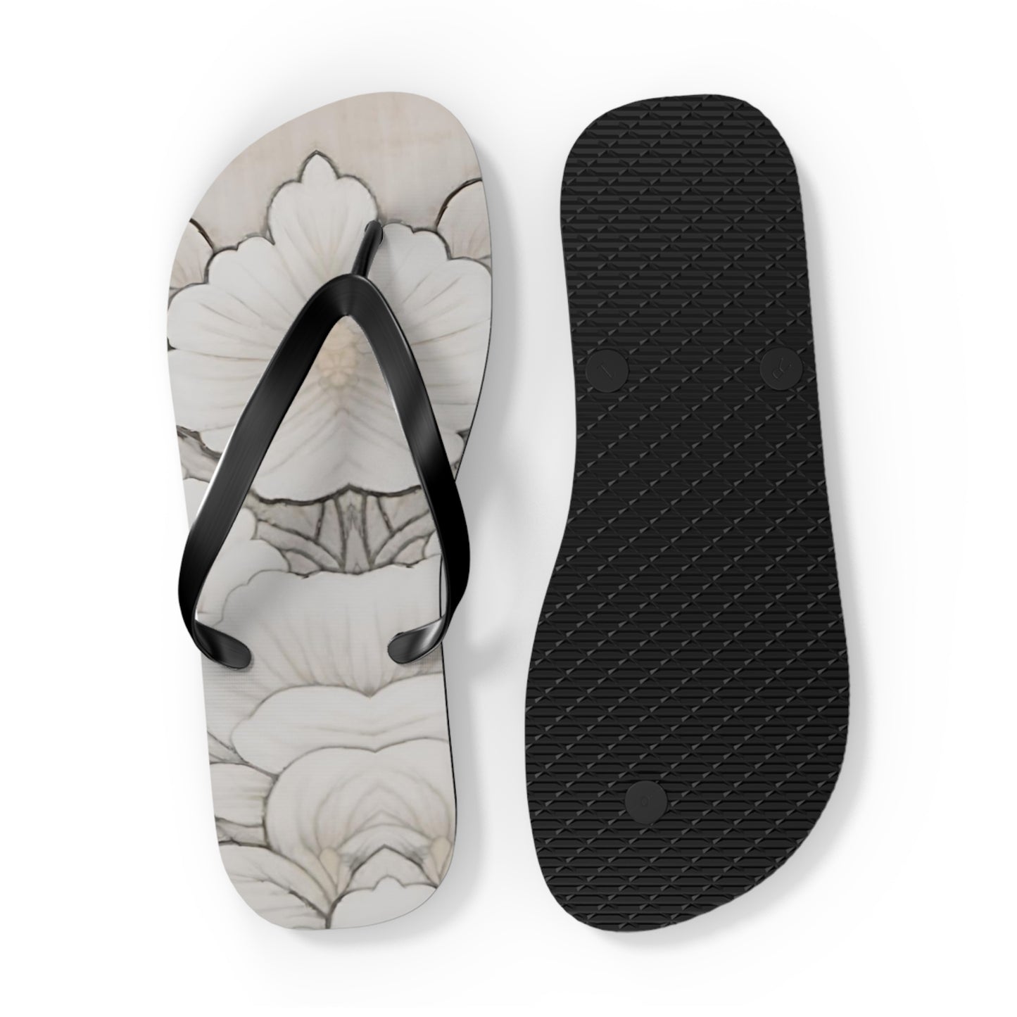 Memes Art Flip Flops