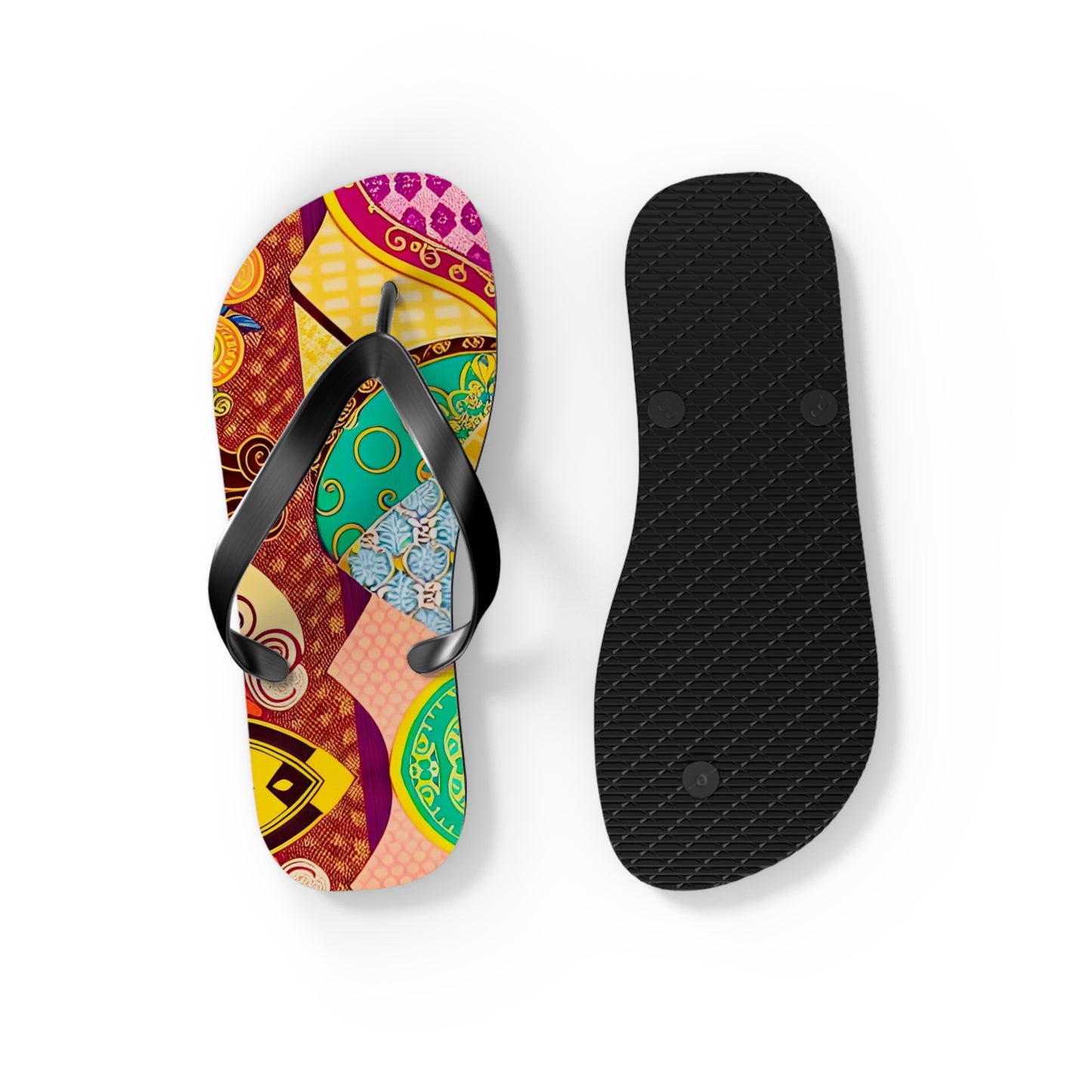 Luxe Scarf Flip Flops