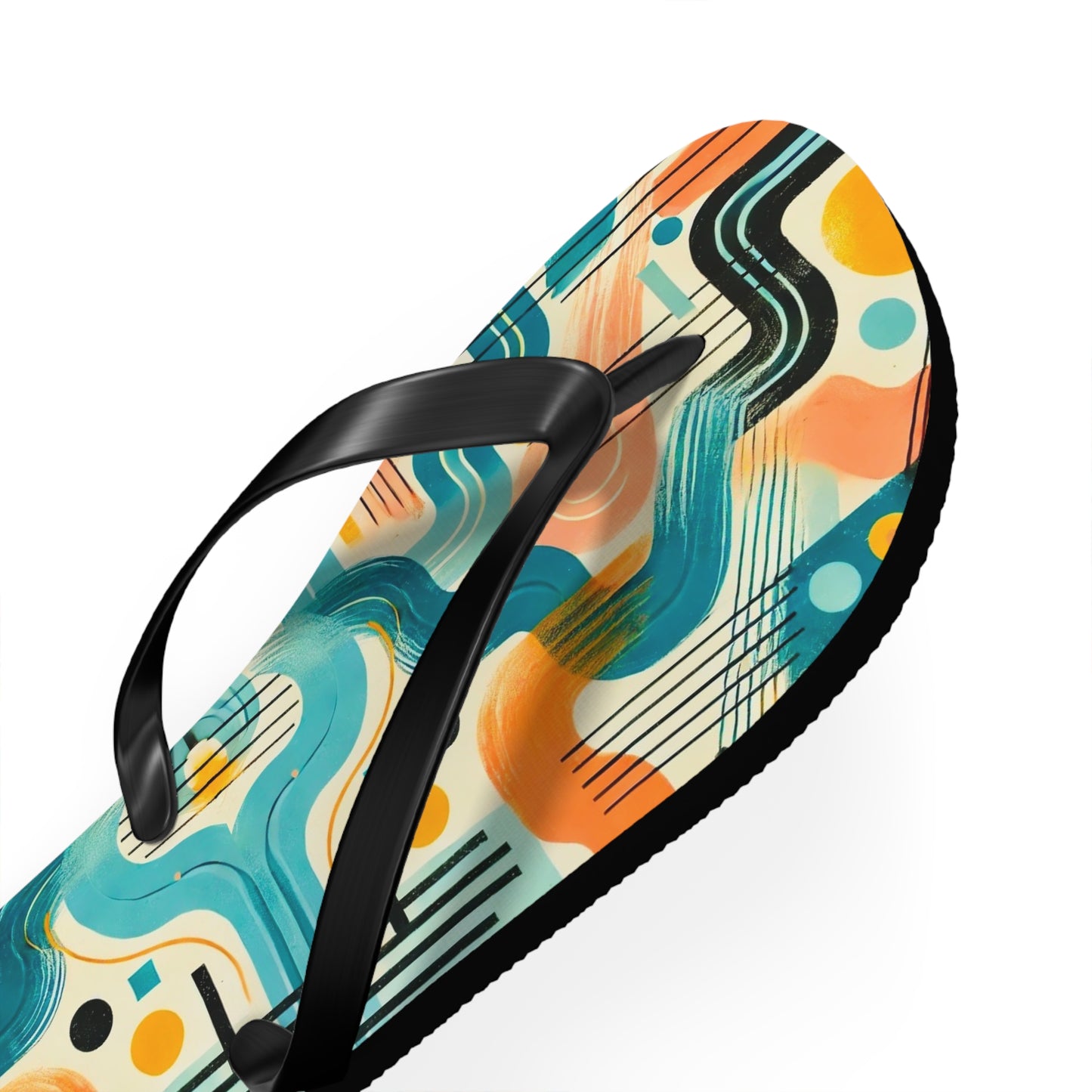 Artistic Collaboration Flip Flops