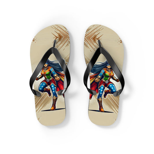 Saffron Warrior Flip Flops