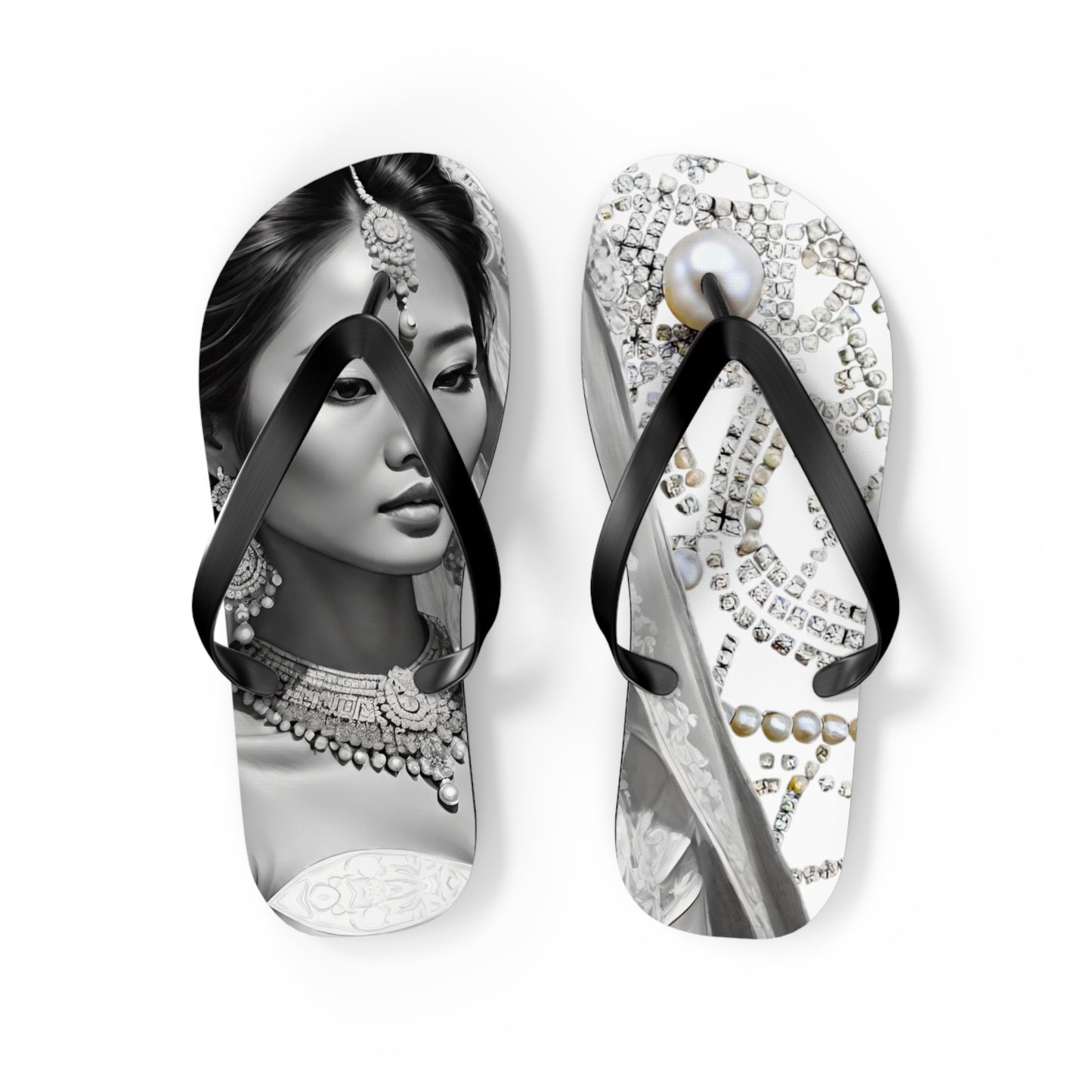 Exquisite Bride Flip Flops