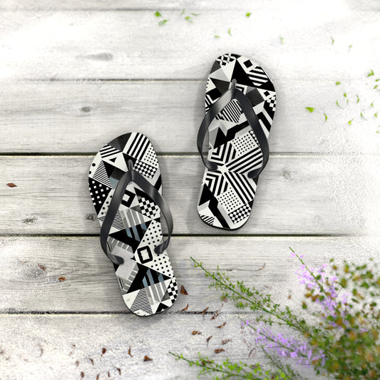 Monochrome Flip Flops