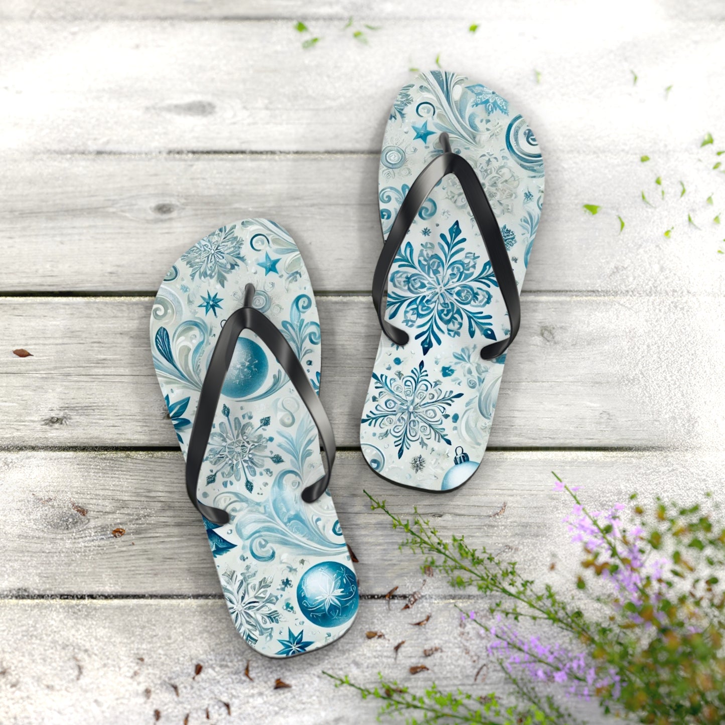 Holiday Joy Flip Flops