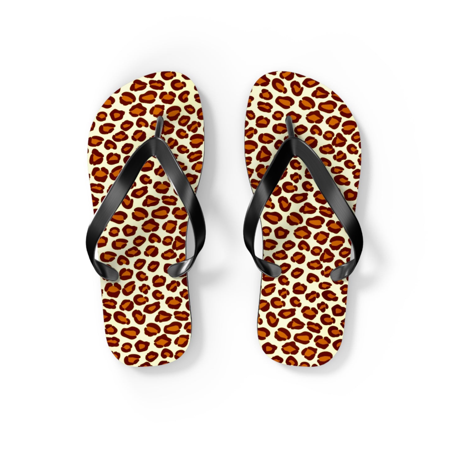 Hot Cheetah Flip Flops